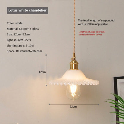 Clear Glass Hanging Pendant Light