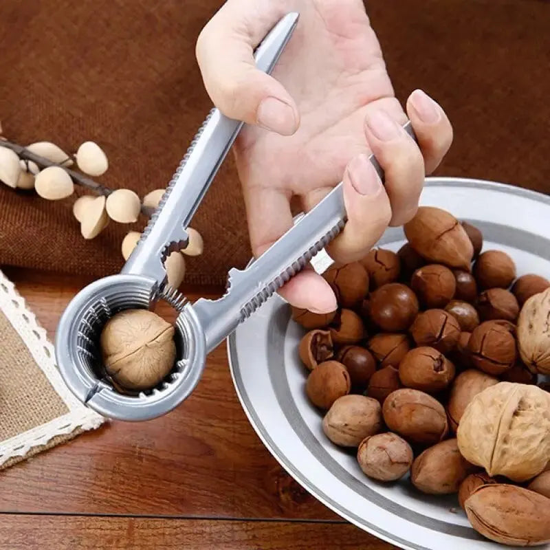 Premium Metal Nutcracker for Nuts and Seeds - Fesara
