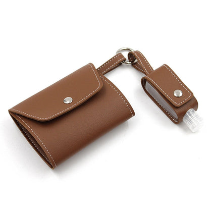 Travel Mask Sanitizer Wallet Set