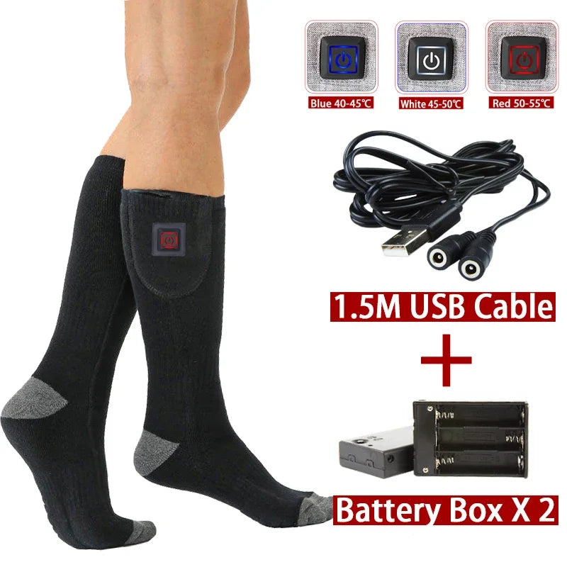Warm Electric Socks for Men and Women