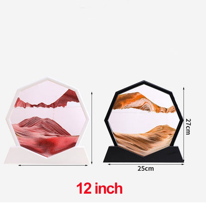 Oceanic Wave Hexagon Sand Table Decor