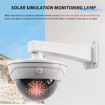 Weatherproof Solar Powered Fake Security Camera