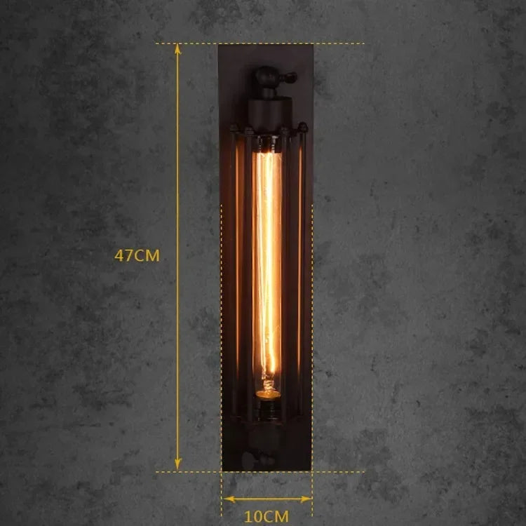 Retro Industrial Wall Lamp Vintage Edison Style