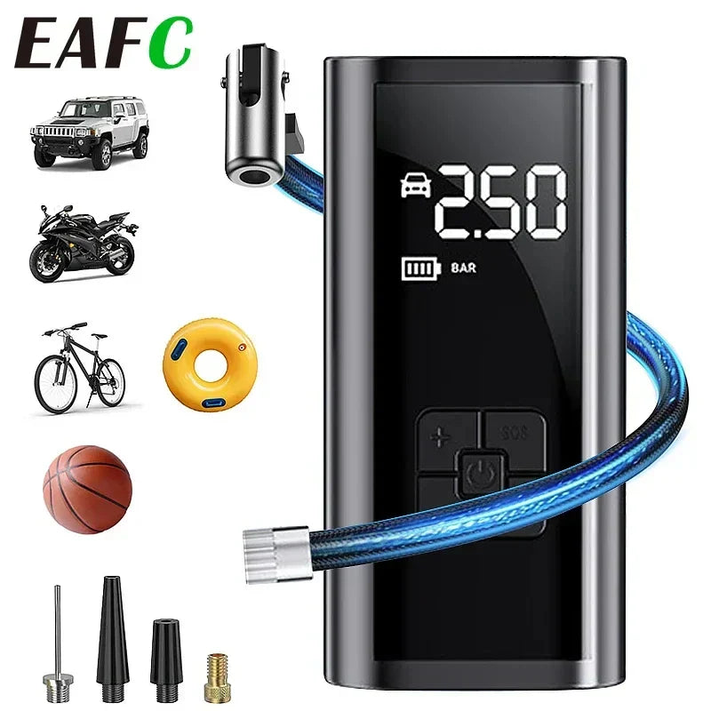 Portable Electric Air Compressor 150PSI Wireless Pump