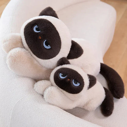 Cute Siamese Kitten Soft Plush Toy