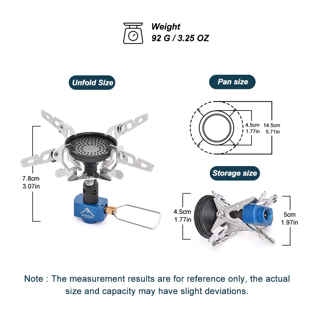 Compact Outdoor Emergency Cooking Stove