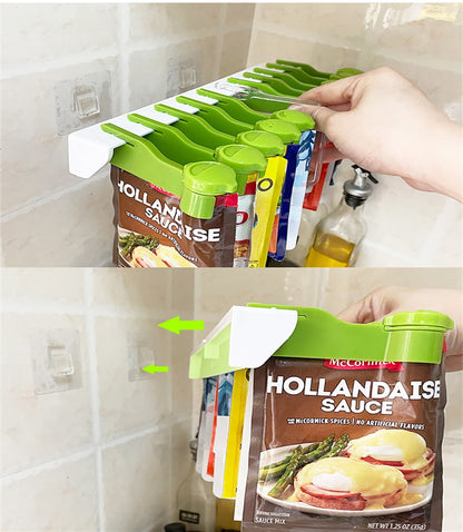 Space-Saving Wall Mount Spice Rack Organizer