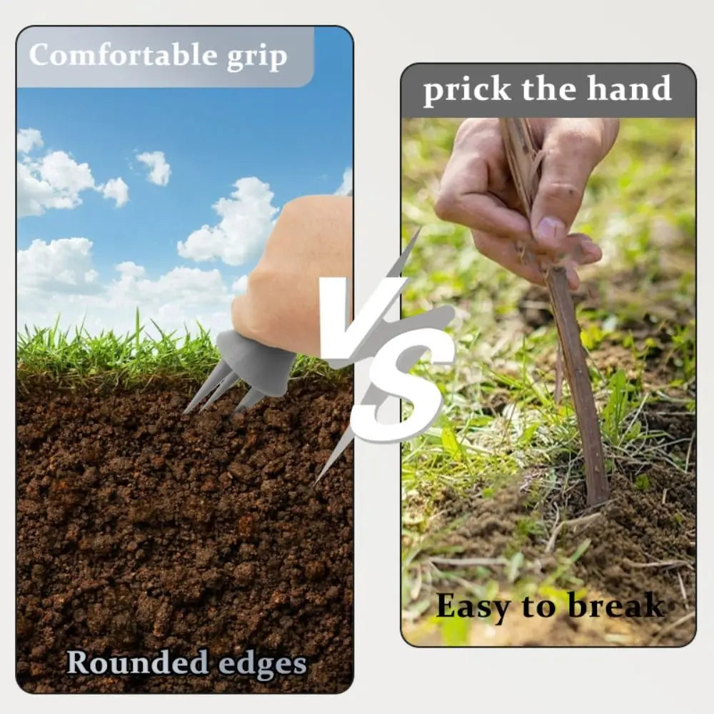 Easy Gardening Hand Aerator Tool for Lawn Care
