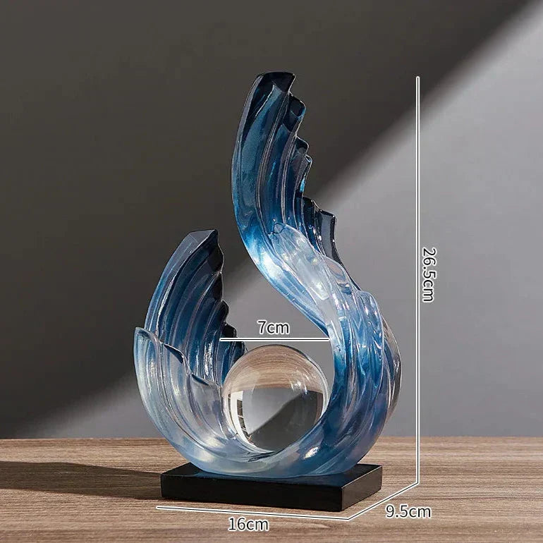 Beautiful Clear Glass Decorative Ornament