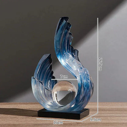 Beautiful Clear Glass Decorative Ornament