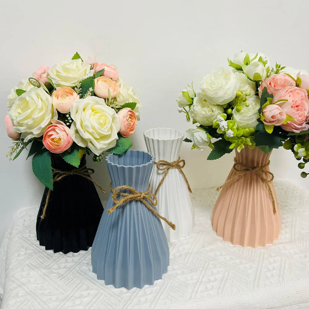 Beautiful Floral Glass Vase