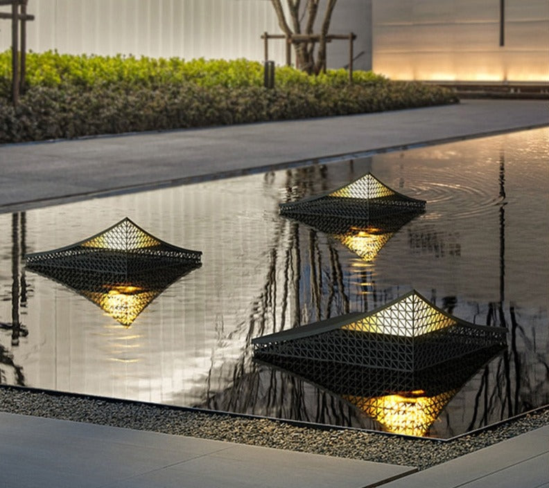 Modern Outdoor Solar Wall Lamp