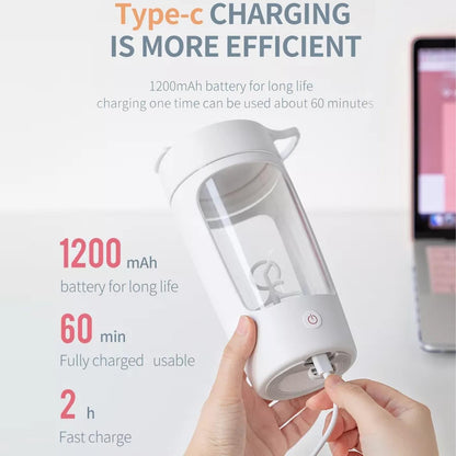 Powerful Electric Protein Blender Bottle