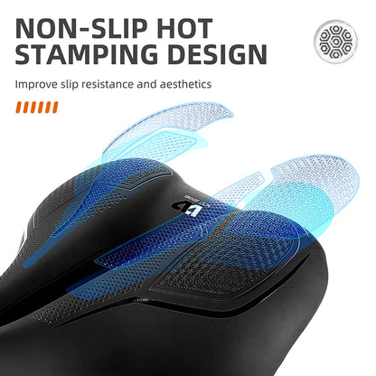 High Elastic Shock Absorbing Bicycle Saddle – Waterproof and Breathable Comfortable Bike Seat for Mountain and Road Biking-5
