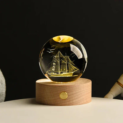 Beautiful Crystal Night Lamp Gift
