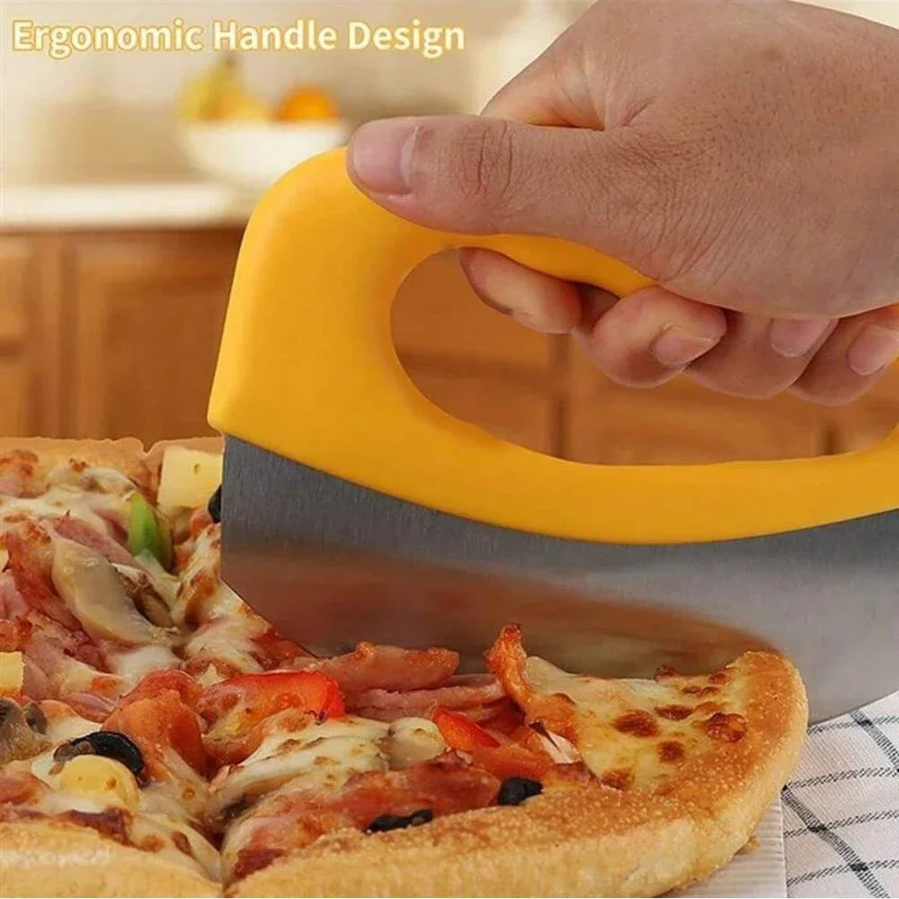 Easy Grip Stainless Steel Pizza Cutter
