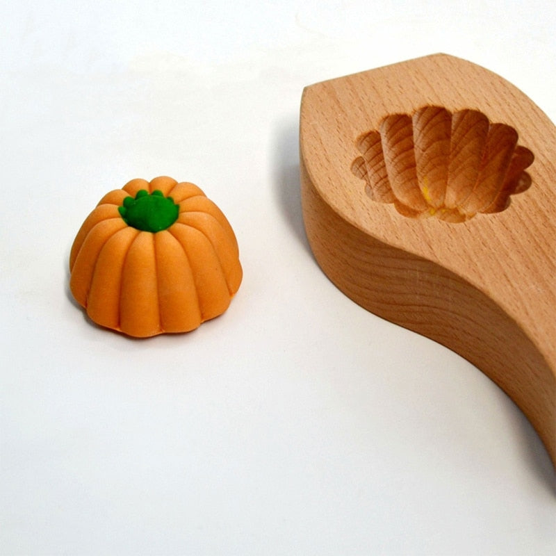 Natural Wood Pastry Dumpling Maker Tool