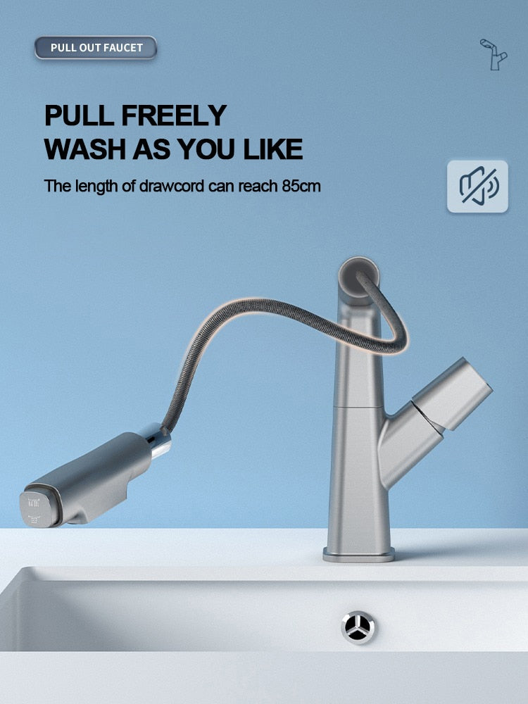 Modern 360 Rotating Kitchen Sink Faucet