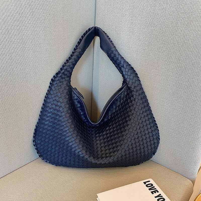 Luxury Leather Tote Handbag