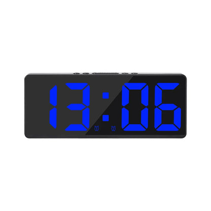 Compact LED Alarm Clock with Night Mode
