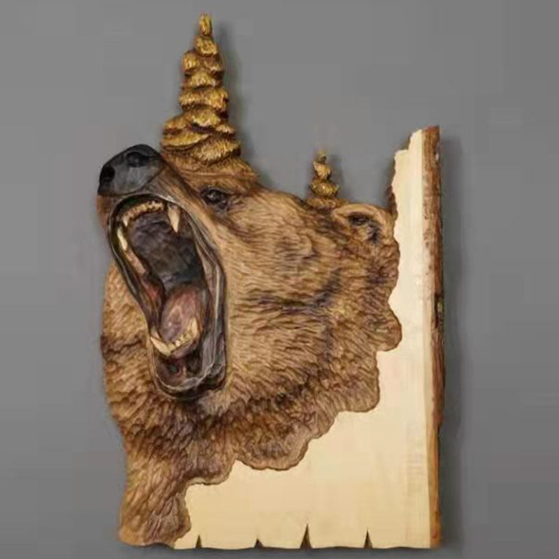 Unique Wooden Animal Figurine Home Decor - Fesara