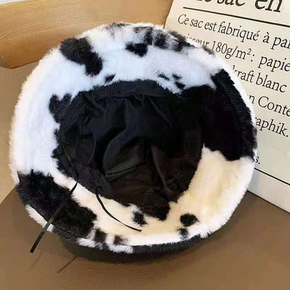 Cozy Faux Fur Warm Beanie Hat for Men Women