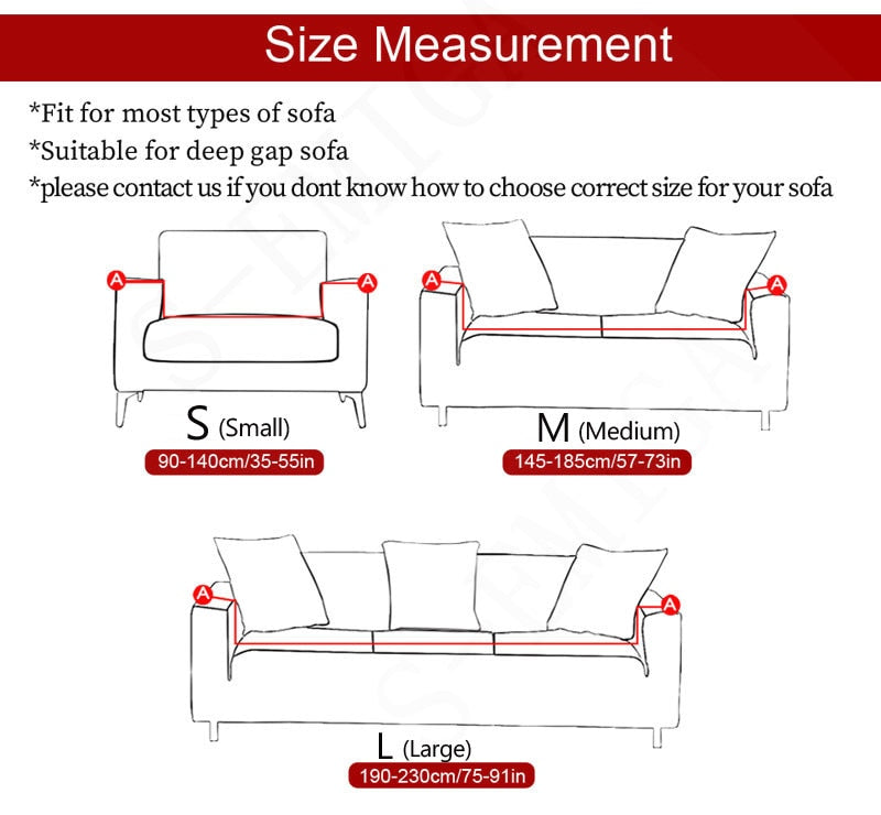 Stylish Slip Resistant Stretch Sofa Cover