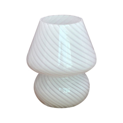 Stunning Glass Mushroom Table Lamp