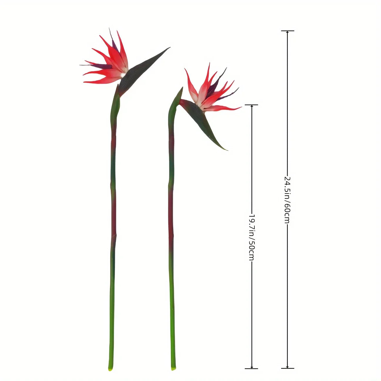 Artificial Bird of Paradise Flowers 3 Piece Decor Set