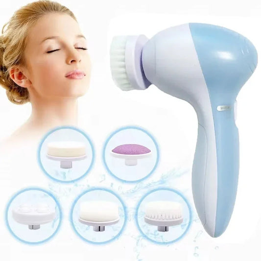 Advanced 5-in-1 Facial Cleanser and Exfoliator Tool - Fesara
