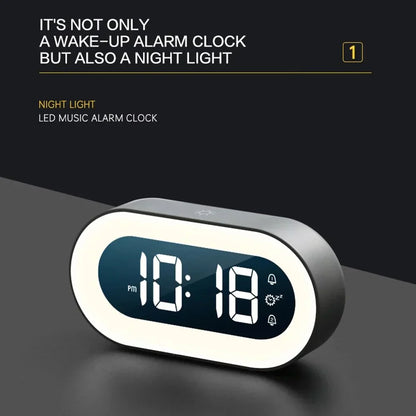 Wake Up Light Alarm Clock with Dimmable Nightlight - Fesara