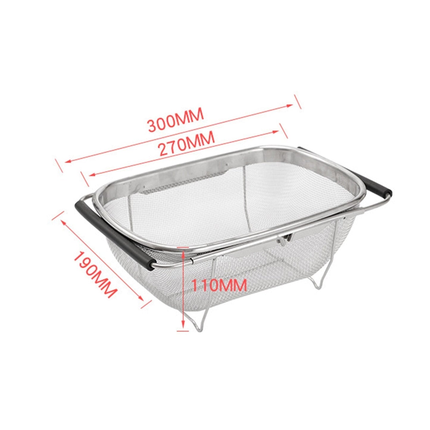 Space Saving Adjustable Dish Drying Rack