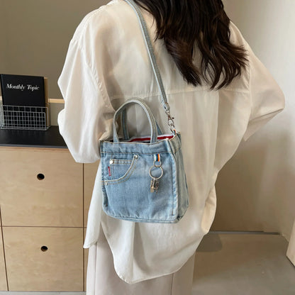 Fashionable Blue Small Cross Body Purse Bag
