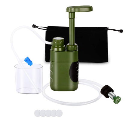 Portable Water Purifier Camping Survival Kit
