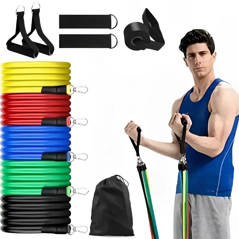 Premium Home Gym Resistance Band Kit with Handles - Fesara