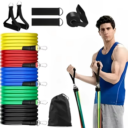 Premium Home Gym Resistance Band Kit with Handles - Fesara