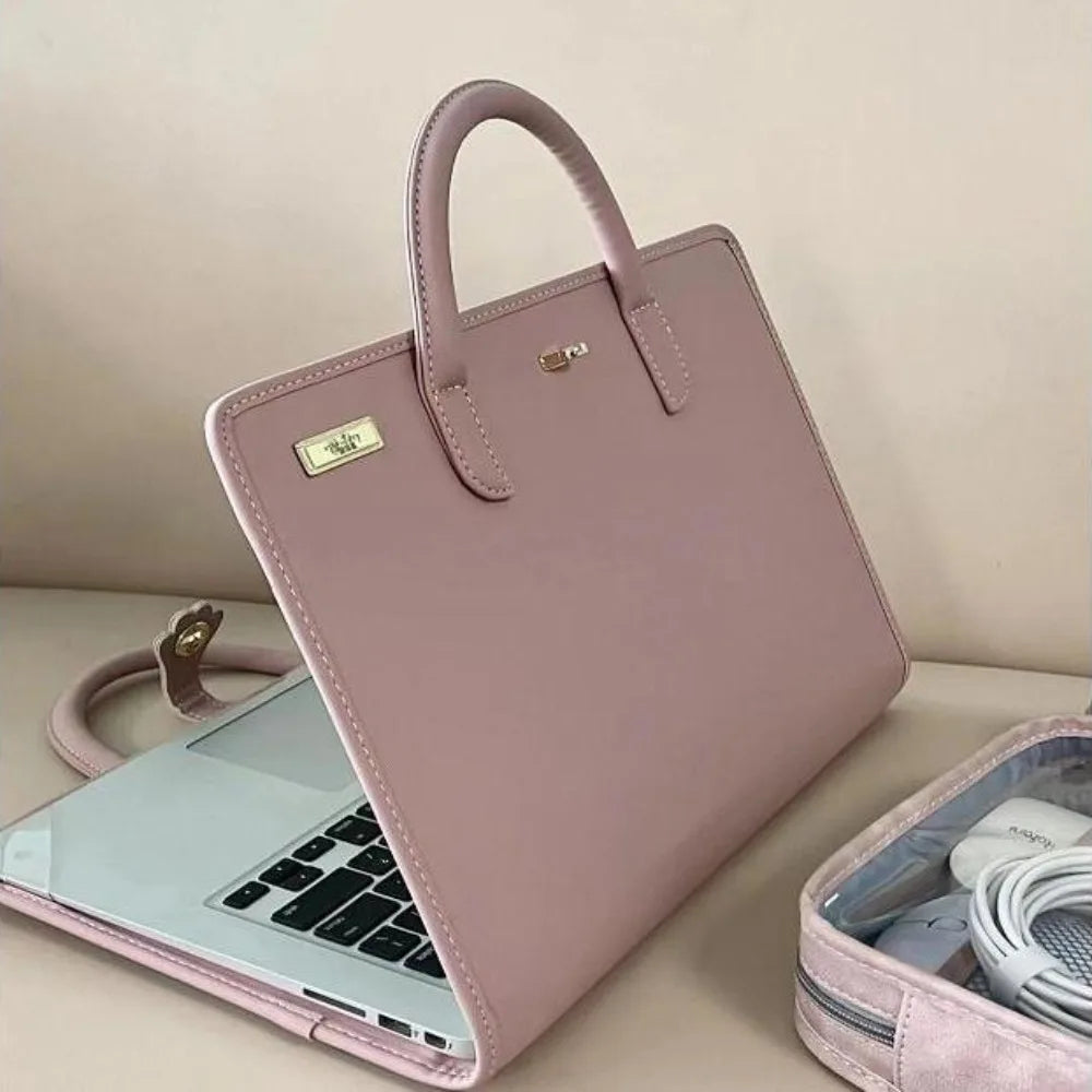 Durable Stylish Pink Laptop Sleeve Case