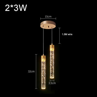 Luxurious Crystal Drop Chandelier