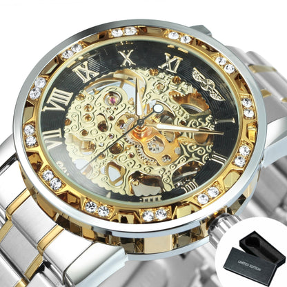 Stylish Mechanical Skeleton Men's Watch - Fesara