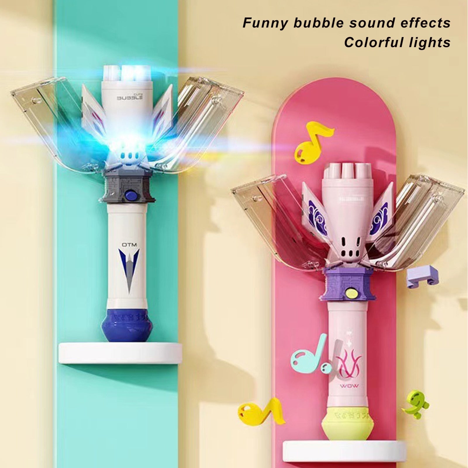 Colorful Bubble Blowing Magic Wand - Fesara