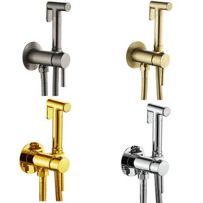 Hygienic Wall Mount Bidet Faucet Set