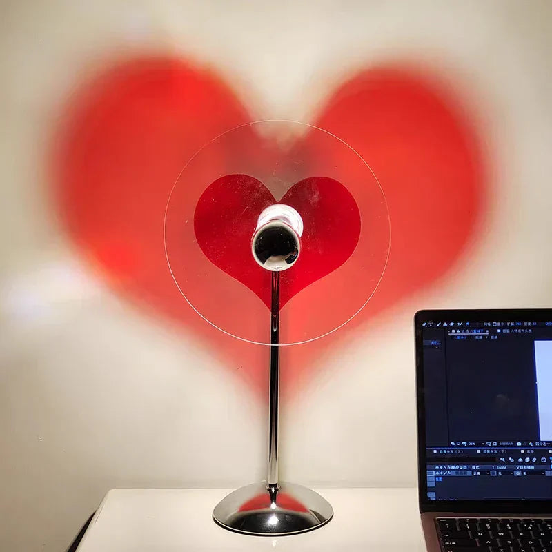 Sweet Heart Shaped LED Table Lamp