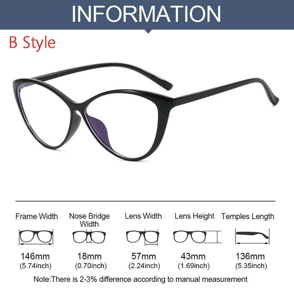 Slim Anti Blue Light Blocking Eyeglasses For Men Women