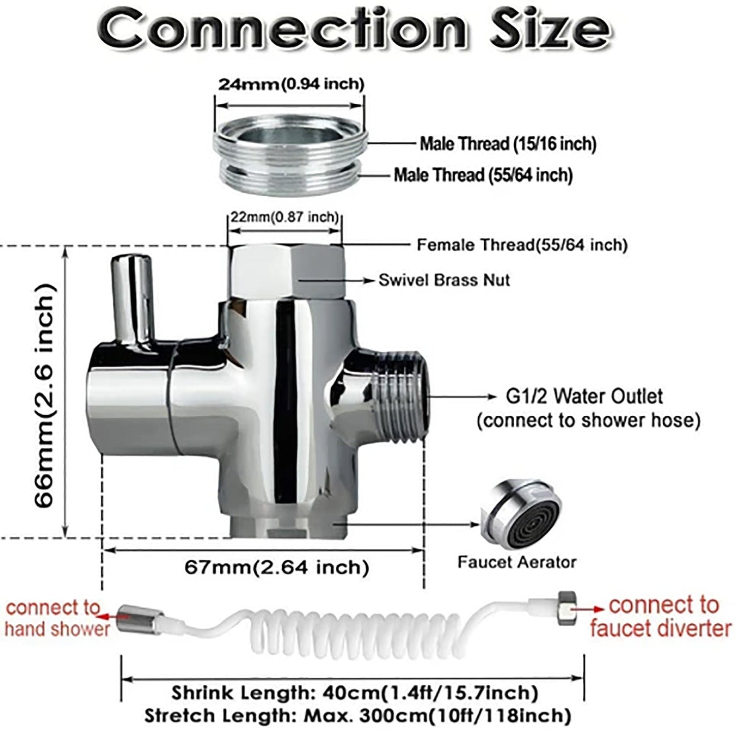 Fesara | Deluxe 3-Piece Bathroom Accessory Kit