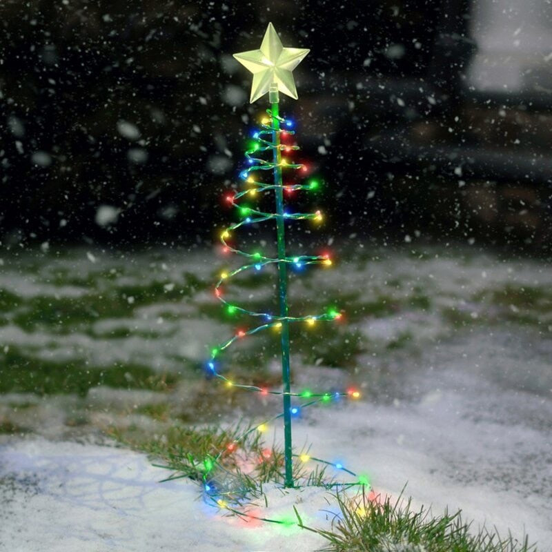 Outdoor Solar Powered Xmas Tree Lights