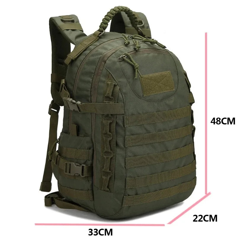 Durable 35L Outdoor Hiking Backpack for Men