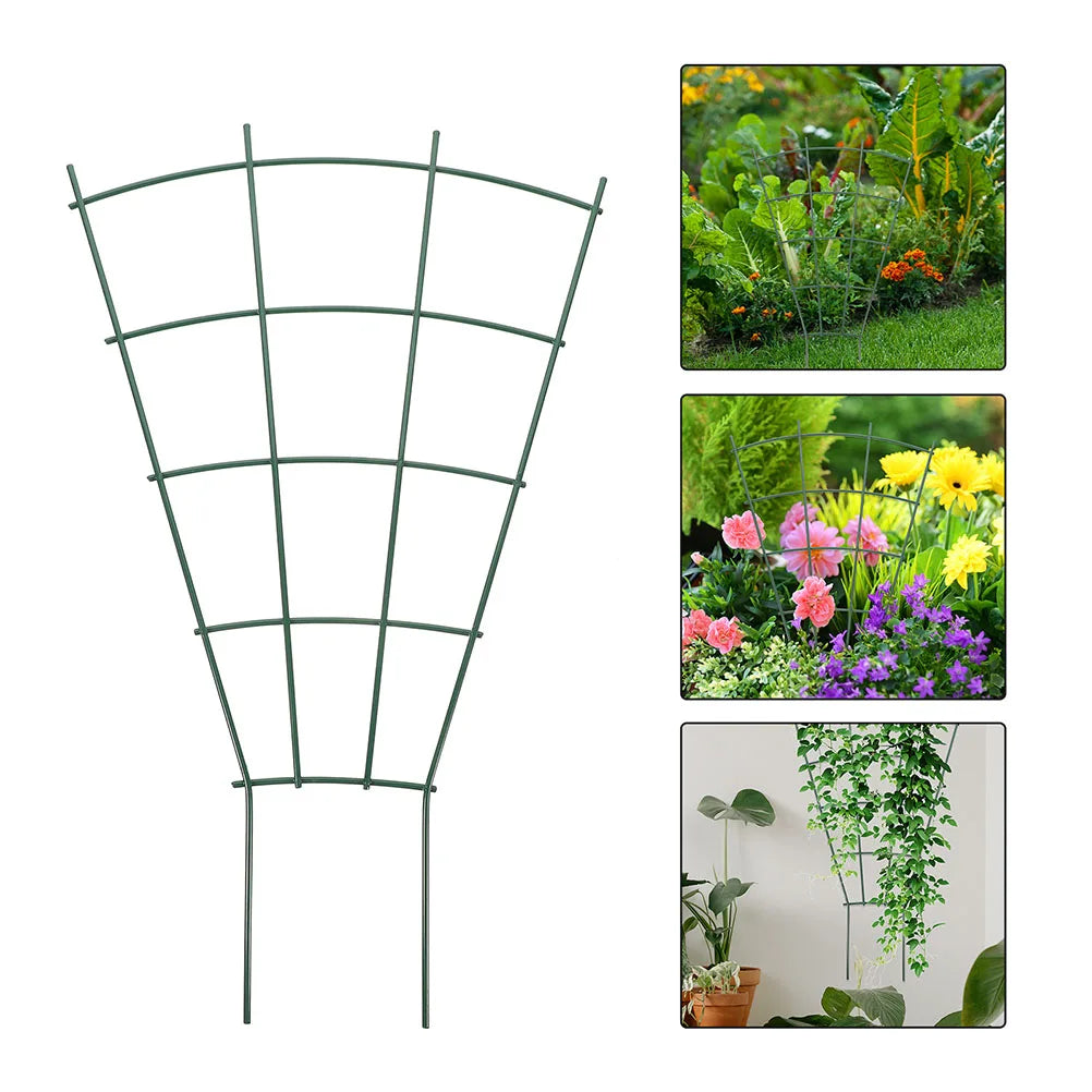 Garden Plant Support Kit 3 Piece Set Green - Fesara