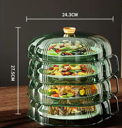 Collapsible Microwave Food Splash Guard