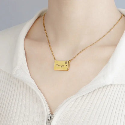 Custom Picture Locket Necklace
