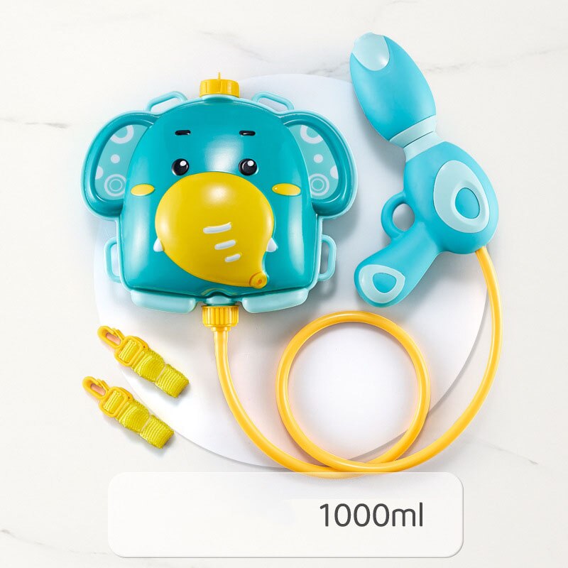 Colorful Kids Water Backpack with Squirt Gun - Fesara